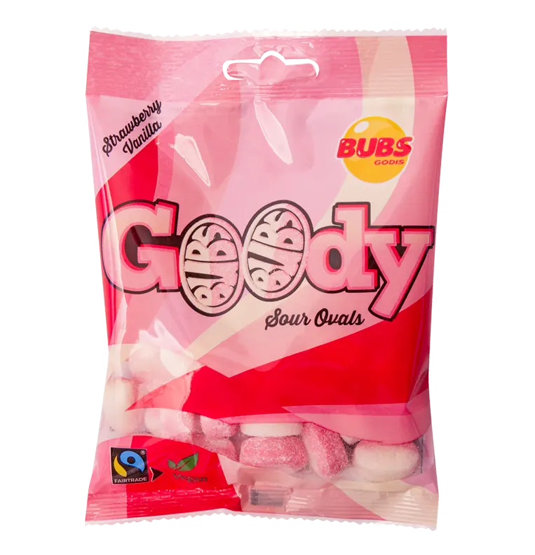 BUBS - Strawberry & Vanilla Goody - Sweden Import