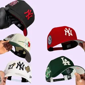 New Era MLB 59FIFTY Snapback Cap - NY Yankees/LA Dodgers Anniversary Patch, Unisex Classic Sport Streetwear, Adjustable Collectible Sports Headwear