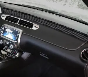 2010-2015 Chevy Camaro Carbon Fiber Dashboard Upper Trim Overlay
