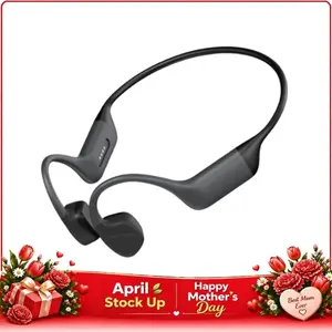 【Bone conduction headphones】Super Soft & Comfortable All-Silicone  – IPX8 Waterproof, 32GB Music Storage, Perfect for Sports, Travel & Outdoor Adventures, Mood-Boosting Audio, Ideal Gift for Fitness Enthusiasts & Music Lovers