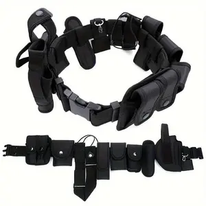 Utility Belt Set, 10-in-1 multifunctional security gear, nylon holstered gear — for outdoor enthusiasts and professionals — perfect for hiking, camping, and everyday carry (EDC) — an ideal gift for adventurers