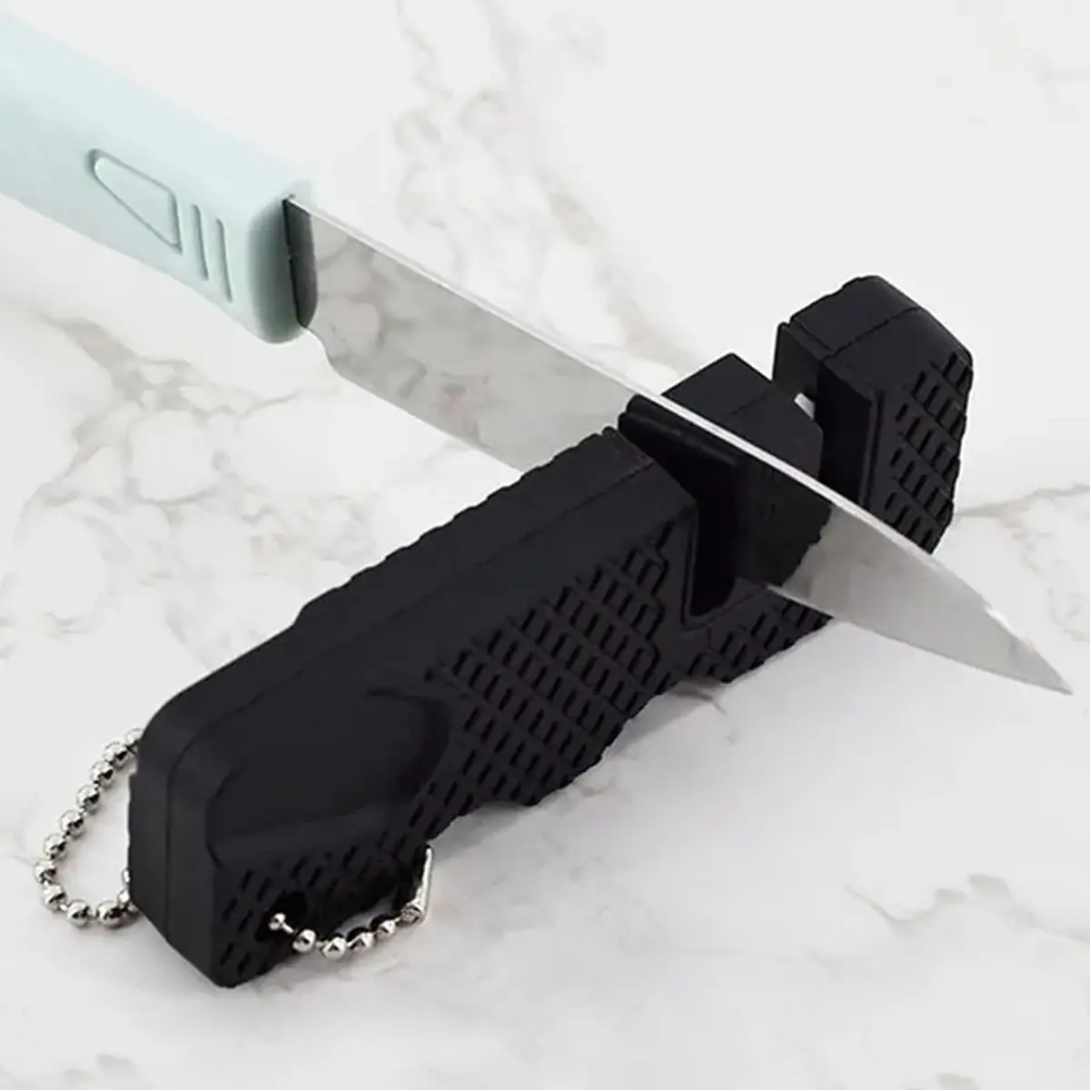 Manual Knife Sharpener, 1 Count Lightweight Portable Knife Sharpener, Household Knife Sharpening Tool for Kitchen, Kitchen Accessories