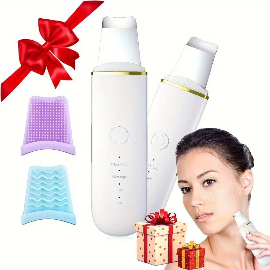 Electric Face Cleanser, 4 Modes Home Skin Cleaner, Deep Pore Cleaning, USB Portable Tool, Mother's Day Gift for Women