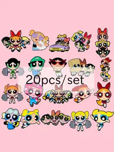 20pcs/set Classic Cartoon Movie Enamel Pins, Brave Girl Lapel Badge, Backpack and Clothing Accessories, Unique Gift Idea