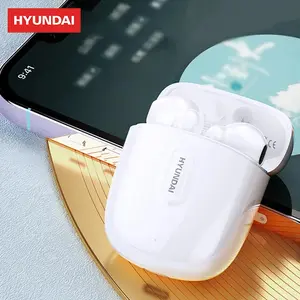 HYUNDAI TWS HY-T17 Rechargeable Wireless Earphone, In-ear Design Noise Reduction Earbuds, Bluetooth-compatible Low Latency Waterproof Earphones