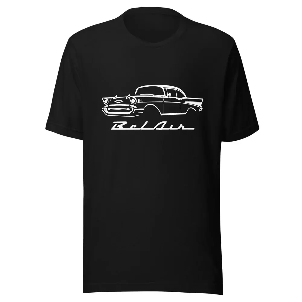 1957 Bel Air For Antique Chevy Owners Classic Car Crewneck-Shirt Sweatshirt Hoodie Gift for Car Lovers Tee