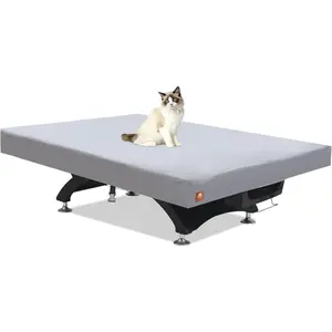Pool Table Cover 7ft,Heavy Duty 600D Canvas Cloth,7 Foot Billiards Table Covers, -Resistant Scratch-Proof,Indoor Outdoor Protection Accessories,92Lx52Wx8H Inch-Light Grey