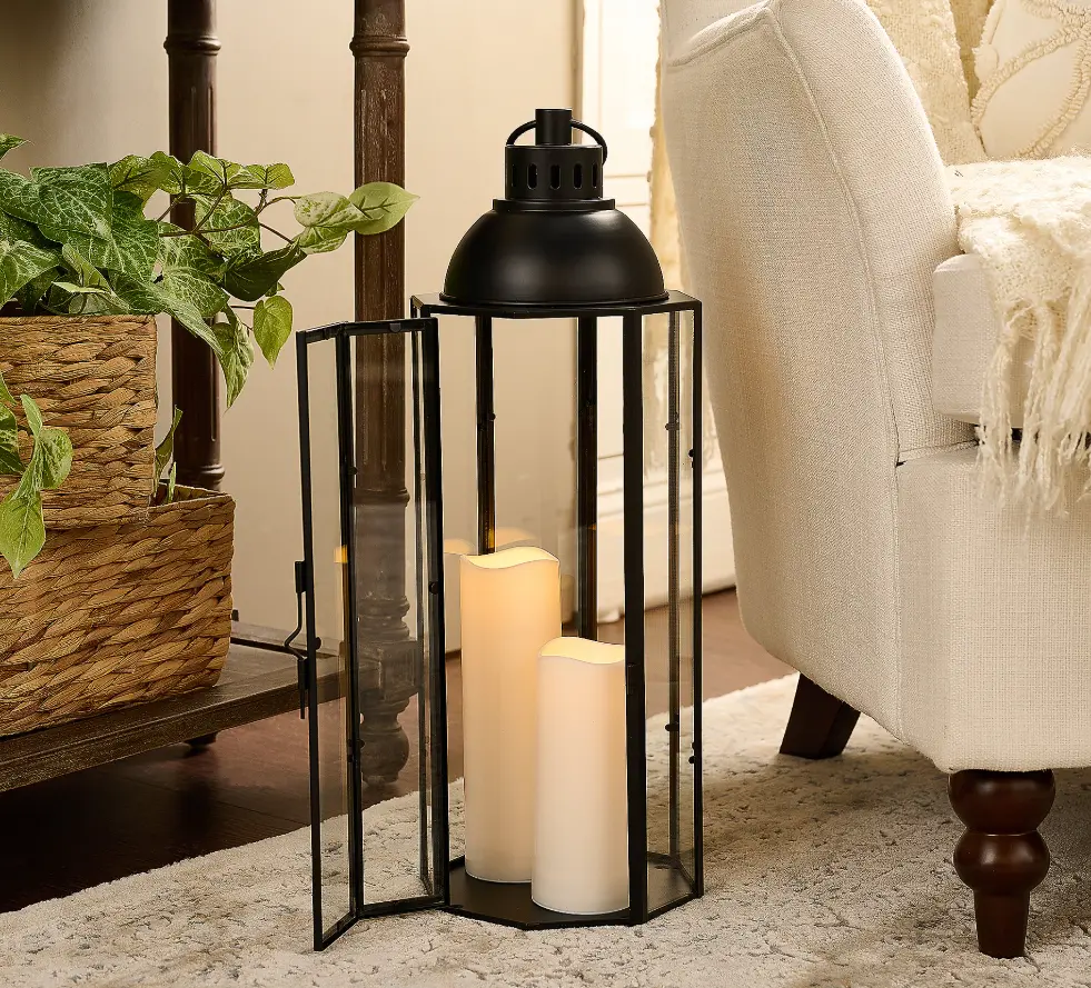 Home Reflections Luxe Oversized 21" In/Outdoor Lantern