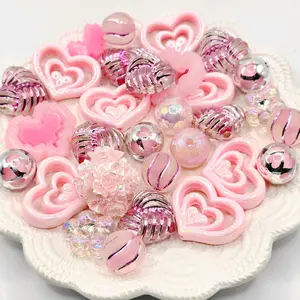 30 Pieces Luxury Bead Mixes with Flowers Rhinestones & Crystal Designs for Crafting Projects Exact Count Sets Ideal for Jewelry & Crafting