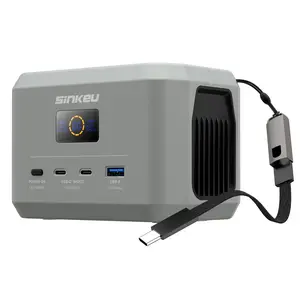 Portable Power Station 100W 96Wh LiFePO4 Battery Fast Charging Solar Generator
