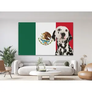 Custom Mexico Flag Tapestry: Personalized Photo Banner