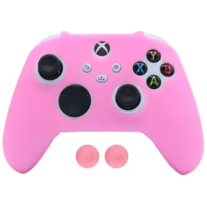 Soft Silicone Gamepad Wear-Resisting Protective Cover Skin Grip Case Joystick Cover For XBox Series S X Controller Skin Game Console Accessories