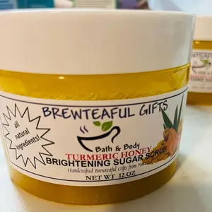 Turmeric Honey Brightening Sugar Scrub