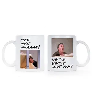 [SALE UP TO 50% + FREE SHIP]  Chandler Bing Ross Geller Coffee Mug PIVOT - Funny TV Sitcom Gift