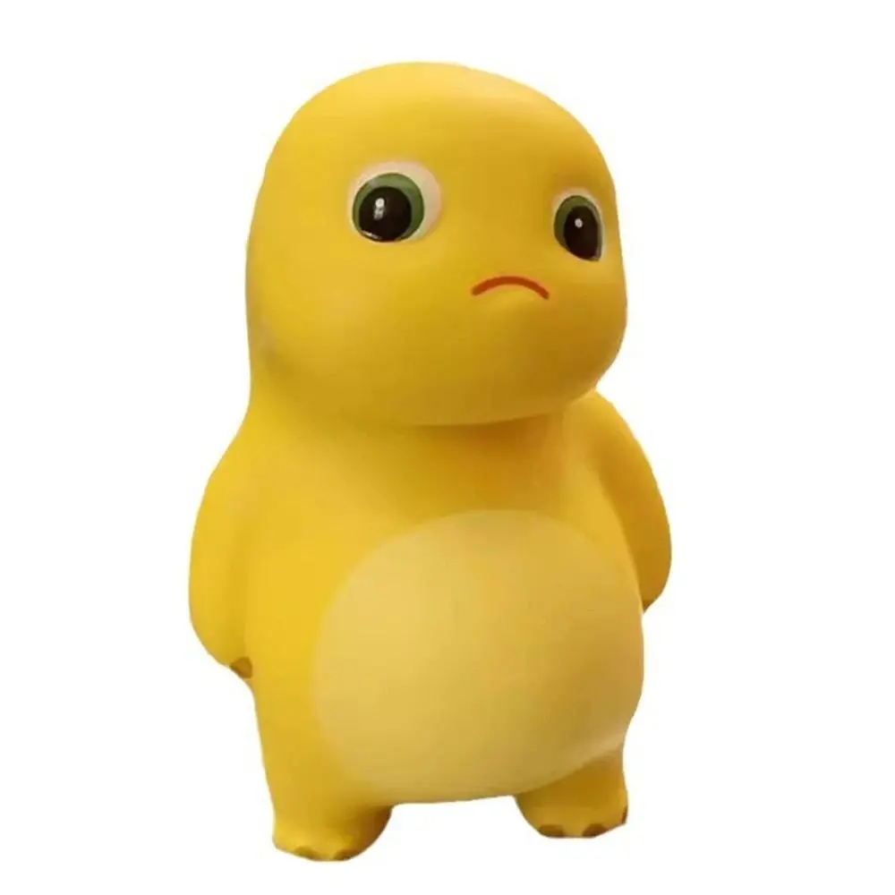 Dinosaur Figure Little Milk Dragon Decompress Toys Squeeze Toys Cartoon Doll Milk Dragon Squeeze Toy Soft Stuffed Yellow
