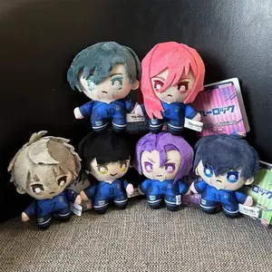 Anime Plush Pendant KeyChain Yoichi Isagi Nagi Seishiro Mikage Reo Rin Itoshi Itoshi Sae plush doll Backpack pendant Toys Gifts