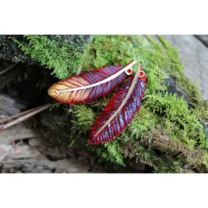 Phoenix Down Pendants Keychain / Necklace - Final Fantasy