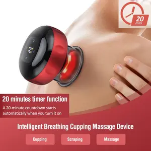[Wavy Chic] Electronic cupping massager Therapy Device Massaging Device Comfort