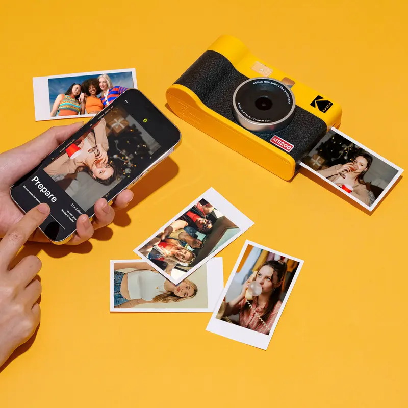 KODAK Mini Shot 2 ERA 4PASS Portable Photo Printer, 2.1x3.4 inches, 68 Sheets Bundle 3