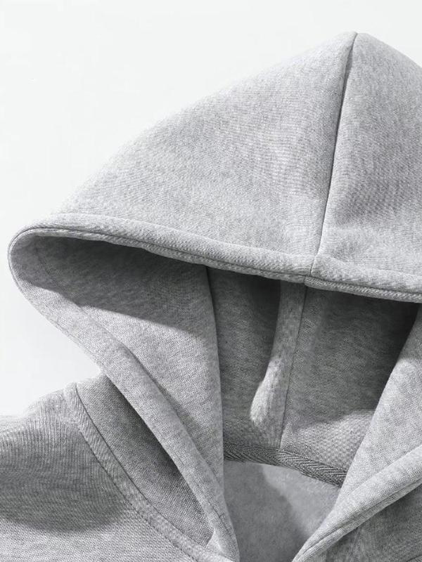 Men's solid color half zipper hooded casual pants two-piece set super soft, breathable, lightweight pullover sweatshirt with adjustable drawstring cap, large pocket, loose fit, daily leisure travel, morning walk, outdoor errand, long sleeved