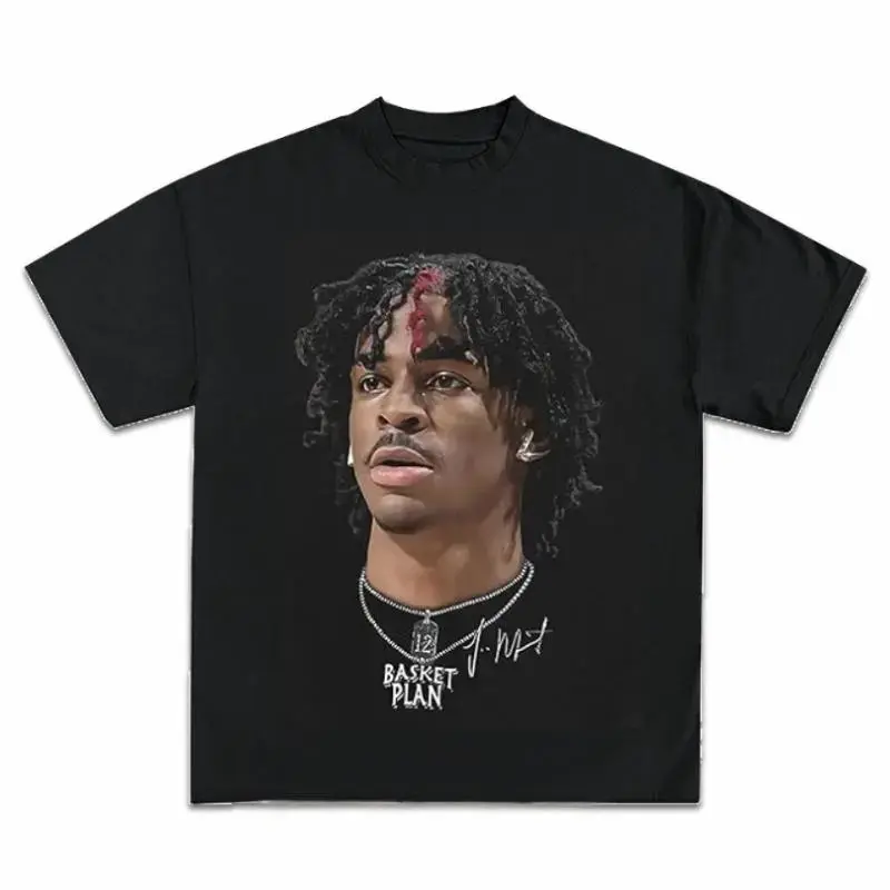 100Cotton Youth and Adult Ja Morant Icy Exclusive V2 Graphic T-Shirt, graphic tees for boys, Graphic Tees