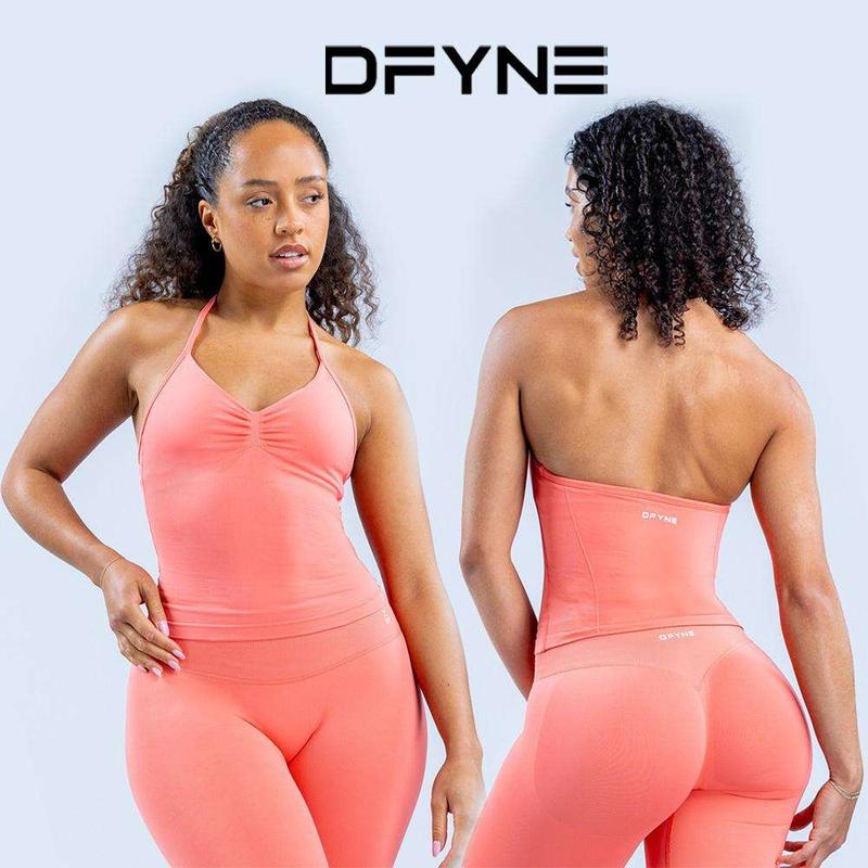 DFYNE Impact Shorts Set – Seamless Sculpted Fit with Cross-Back Support Bra & Booty-Lifting Bottoms