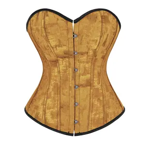 Corset Tops for Women Gothic Style Lace-up Corset Top Renaissance Corsets Overbust Bustier Halloween Costumes 809-D1