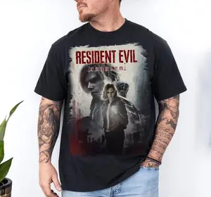 [Sale up to 50%] [Free Ship] Vintage Resident Evil Requiem 2026 T-Shirt, Resident Evil 9 Shirt, Gift For Gamer, Umbrella Corps Horror Game Tee