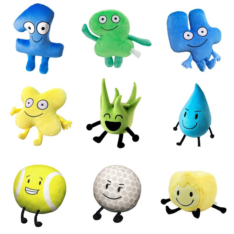 BFDI Plush Anime Peripherals Soft Doll Collection Room Decoration Toy Kid Birthday Gifts