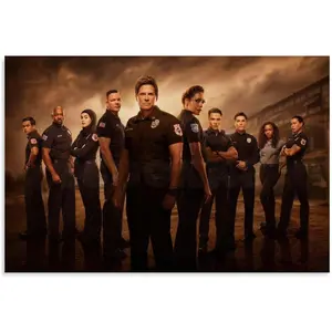 I2023 TV Series 9-1-1 Lone Star Cover Art Poster (1) Canvas Painting Posters And Prints Wall Art Pictures for Living Room Bedroom Decor