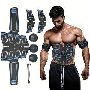 Rechargeable  Fitness Massage Belt - 6 Modes, 18 Intensity Levels, Muscle Training & Physiotherapy Stimulator, Lithium Battery Powered, Perfect Christmas Gift