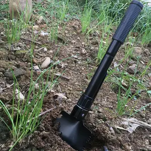 Outdoor Folding Military Shovel, Multi-Functional Tool for Camping, Survival Gear for Digging and Worm Fishing, Multipurpose Tool