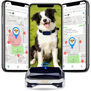 GPS Wireless Dog Fence, Electric Fence for Dogs, Perimeter Collar Fence System, Ipx7 Waterproof, Beep Vibration Shock Correction