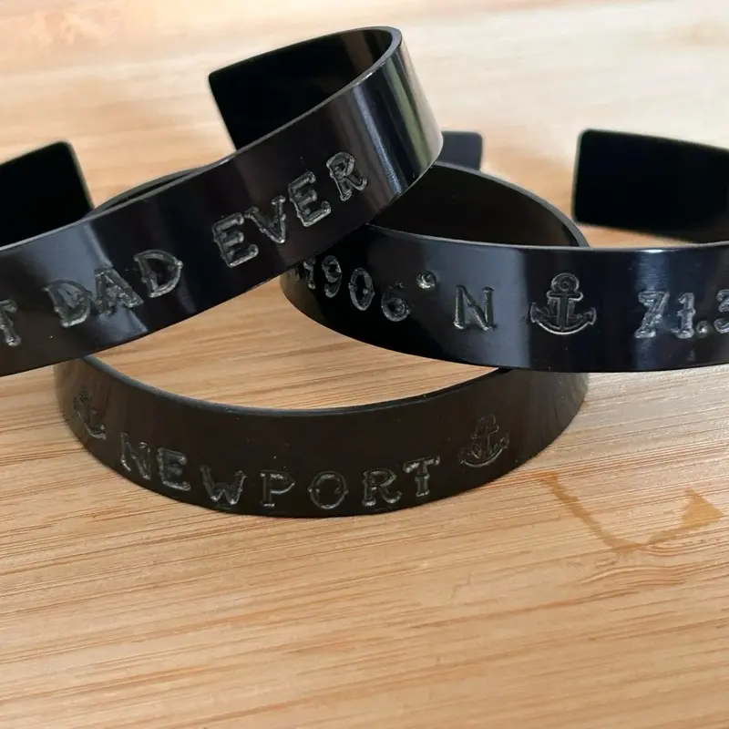 Men’s Custom Handstamped Cuff Bracelet