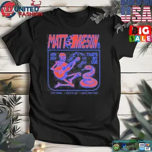 Matt Maeson That’s My Cue Red Skeleton T Shirt