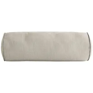 Sorra Home Textured Indoor Corded 20" Bolster Pillow
