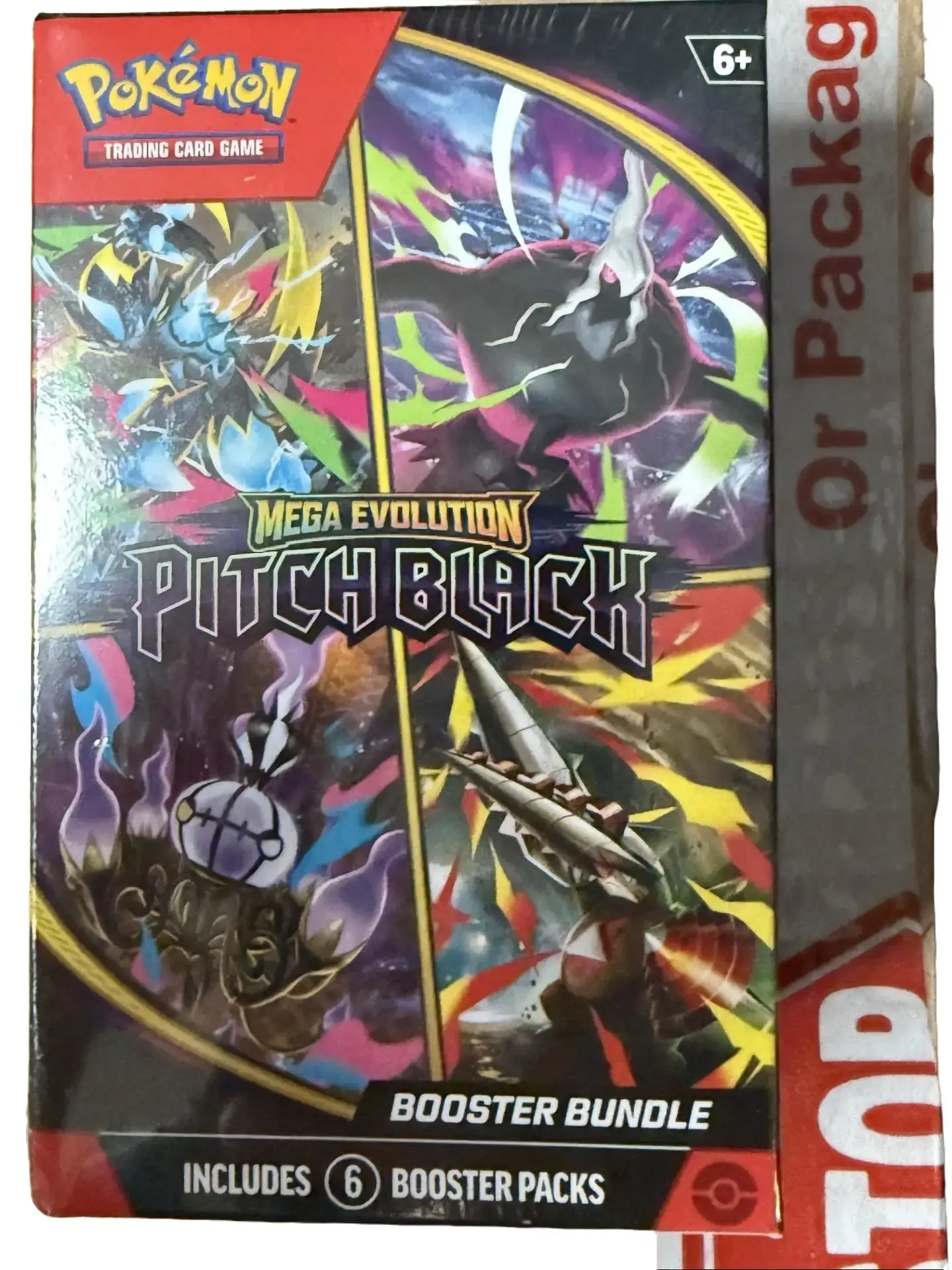 Pokémon Mega Evolutions Pitch Black Booster Bundle (6 packs)