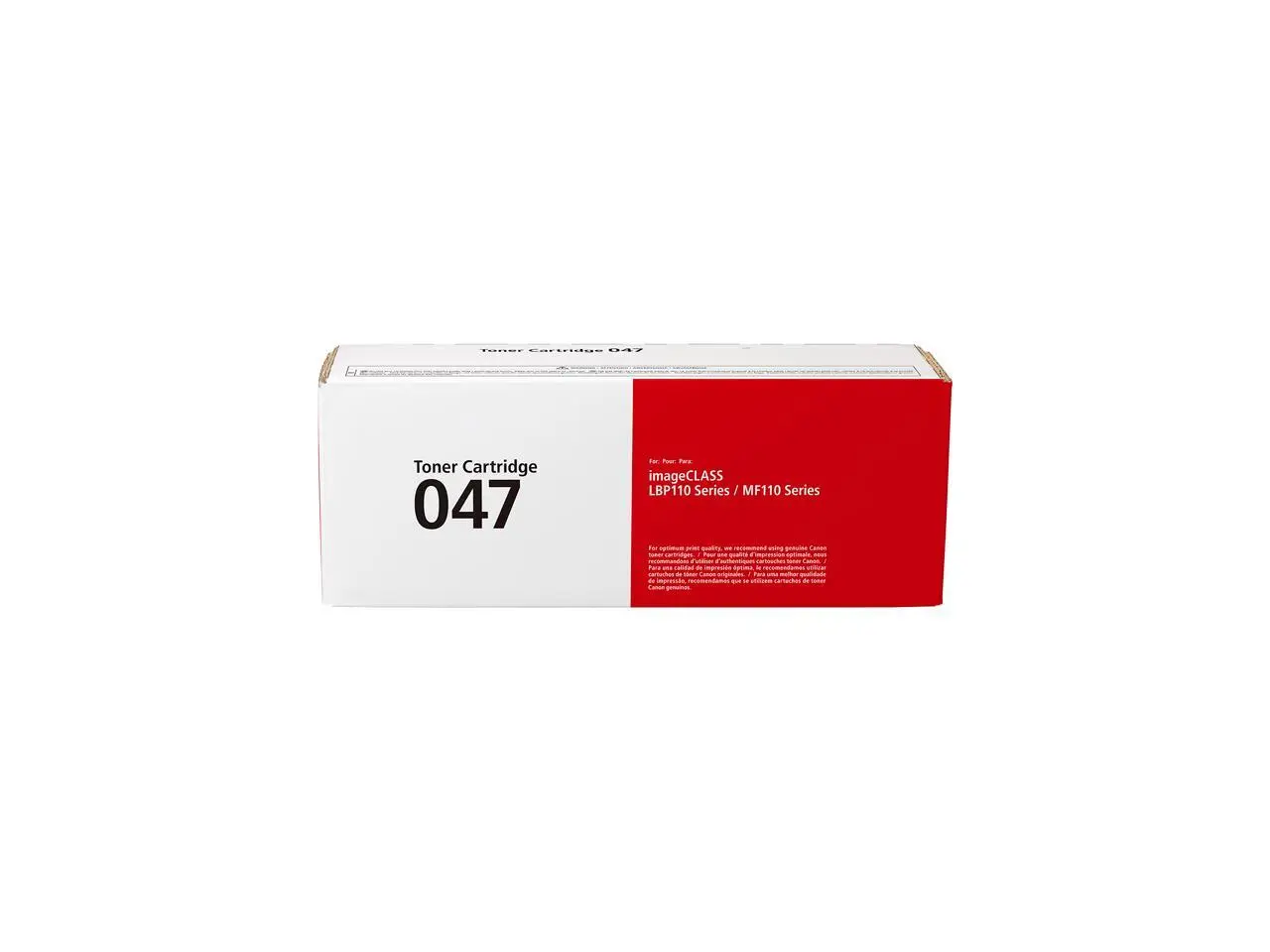Canon 047 Original Toner Cartridge - Black - Laser - 1600 Pages - 1 Each Canon 047 Original Toner Cartridge - Black - Laser - 1600 Pages - 1 Each