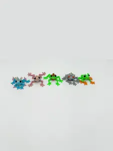 Funky Frogs Artistic Frogs 1.5in-7.5in Articulated Joints Various Designs 3D Printed in PLA for Home Decor and Animal Lovers