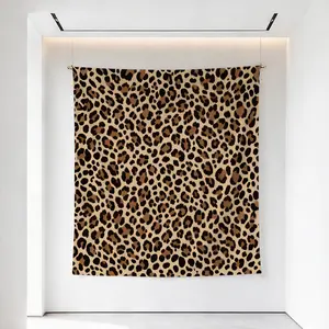 1-Piece Leopard Print Tapestry, Bohemian Tapestry Style, Wildlife Style Wall Hanging Decor, HD Digital Printed Tapestry, Soft, Lightweight, Durable and Fade Resistant, Easy to Hang, Ideal background decoration for bedroom, living room