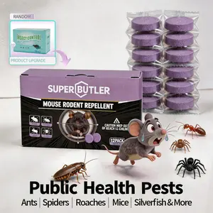 12-Pack Rodent Repellent Balls for Home Kitchen Effective Pest Control Solution-BD