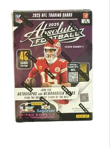 (PYT) (3) BK Panini NFL Absolute Football Trading Cards 11 Cards per Pack Ideal for Collectors and Fans