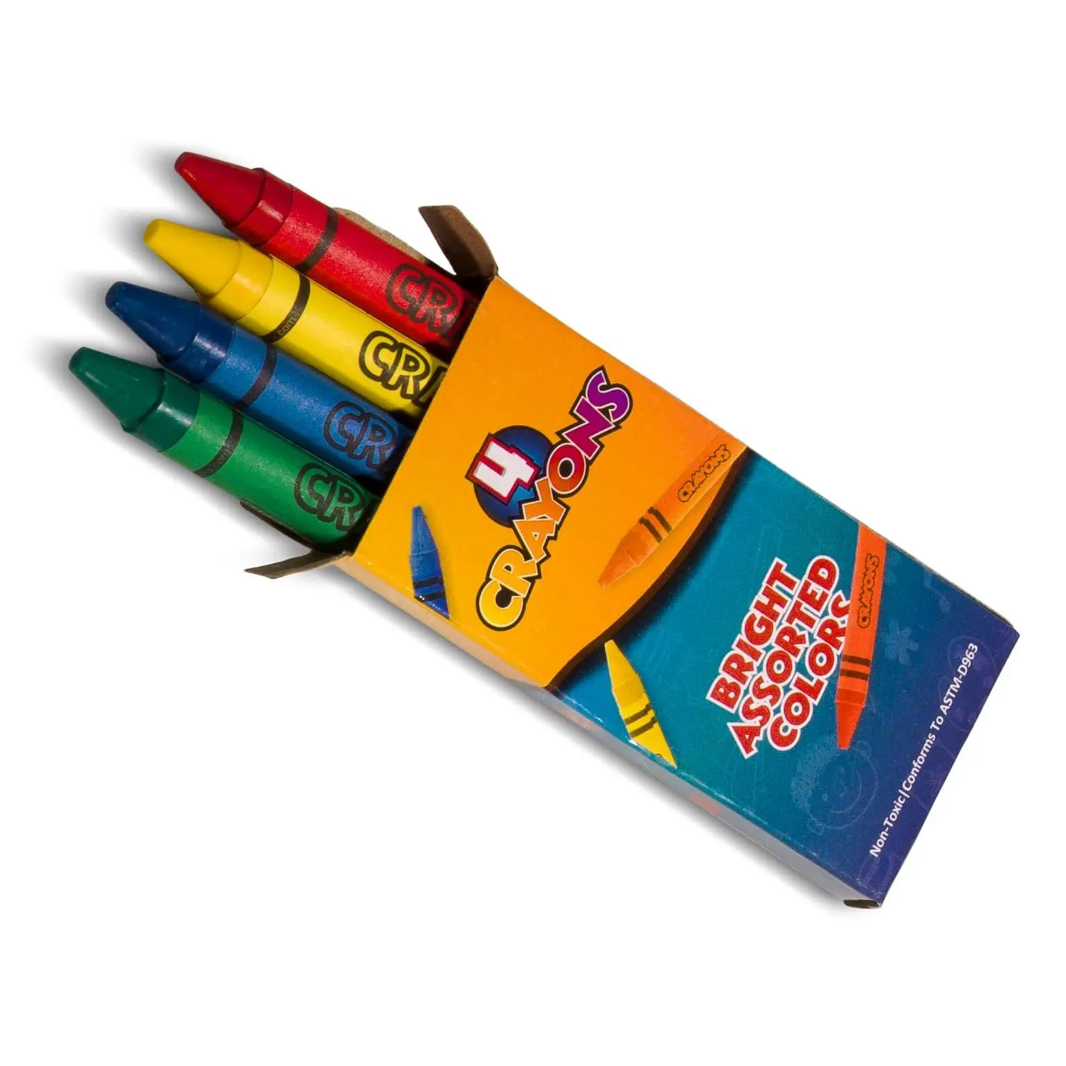 Bulk Crayons - 96 Crayons! 24 Pack 4 Per  Colors For And Party Favors Restaurants Goody Bags Stocking Stuffers