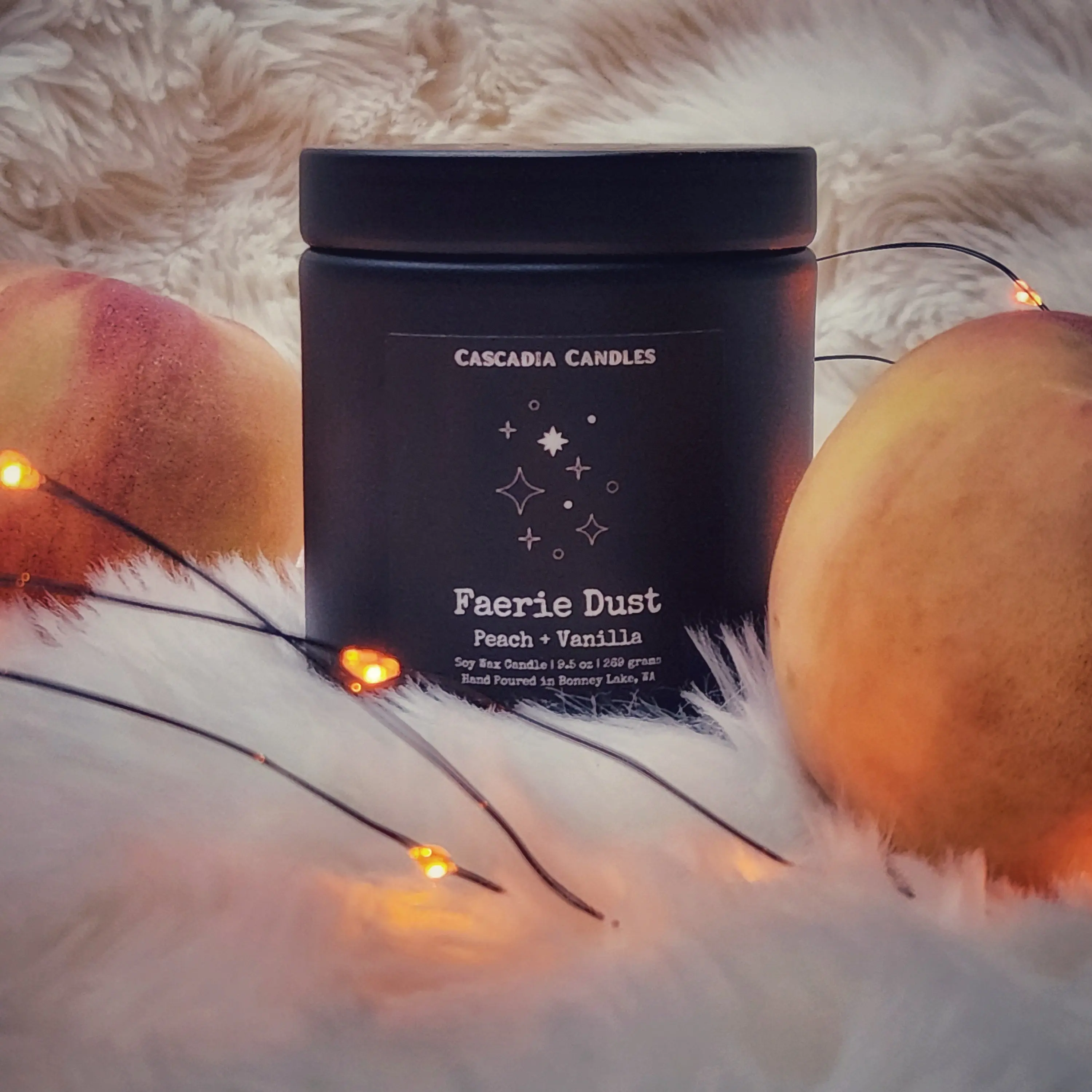 Faerie Dust Candle | Peach + Vanilla