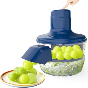 Stainless Steel Electric Grape Peeler Machine, Compact Kitchen Utensil with Detachable Parts, 20s Fast Automatic Skin Remover for Grapes & Garlic, Rechargeable Wireless, Easy-Clean for Home Use