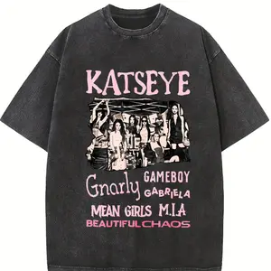 Katseye Beautiful Chaos Tracklist Shirt, Katseye Kpop Shirt, Katseye Gnarly Shirt, Gabriela Shirt, Katseye Soft is Strong Tee