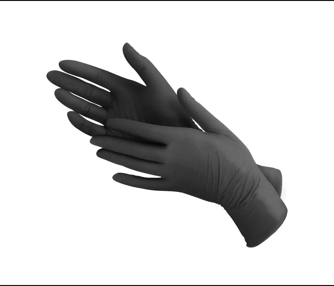 Lavex Powder-Free Disposable Nitrile Cleaning Gloves - 5 Mil Thick, Textured, Waterproof, Comfortable - Extra Large Household Gloves - 100/Box