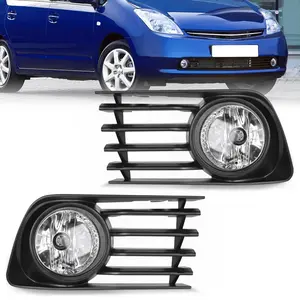 Nilight 2004 2005 2006 2007 2008 2009 Toyota Prius Fog Lights Assembly Clear Lens