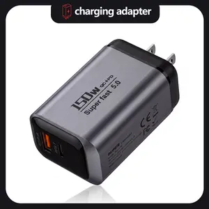 Portable 150W Power Charger – Charge 2 Devices Simultaneously Without Battery Damage