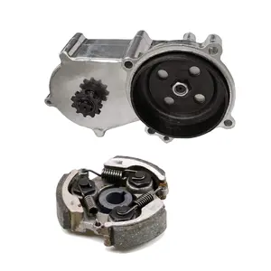 Offroad Motorcycle Clutch with T8F 11T Clutch Transmission Reduction Gear Box for 43cc 47cc 49cc Go Kart Quad Buggy Mini Moto Gas Scooter Rocket Chopper